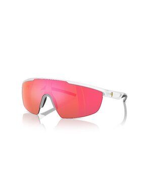 New Ferrari Unisex Sunglasses Grey Square Gold Lens Injected Frame Scuderia 505